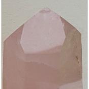 Pointe de quartz rose 215gr