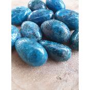 Pierre Roulée Apatite Bleu Madagascar