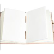 Grimoire  Fleur de vie - avec couverture en cuir
