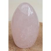 forme libre quartz rose 245gr
