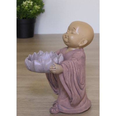 Statuette Bouddha bougeoir