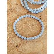 Bracelet angelite perles de 6 mm