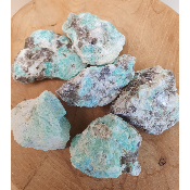Pierre brute amazonite de Madagascar