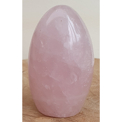 Forme libre quartz rose 252gr
