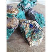 Pierre Brute en Malachite