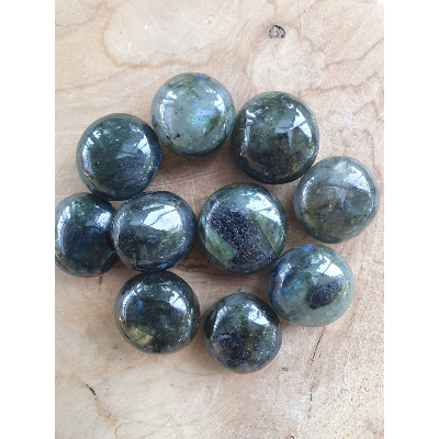 Pierre roulée labradorite ronde de 2 a 3cm