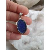 Pendentif lapis lazuli sertie sur argent 